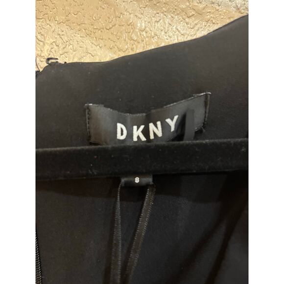 DKNY black dress size 8 NWT - Picture 2 of 8